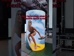 P1.86 arriba restauran la pantalla flexible de los paneles de pantalla LED